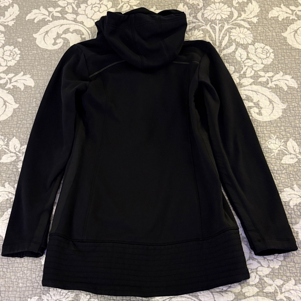 Athleta Cya Stronger Hooded Jacket ~ Size XS ~ Black - Picture 6 of 7